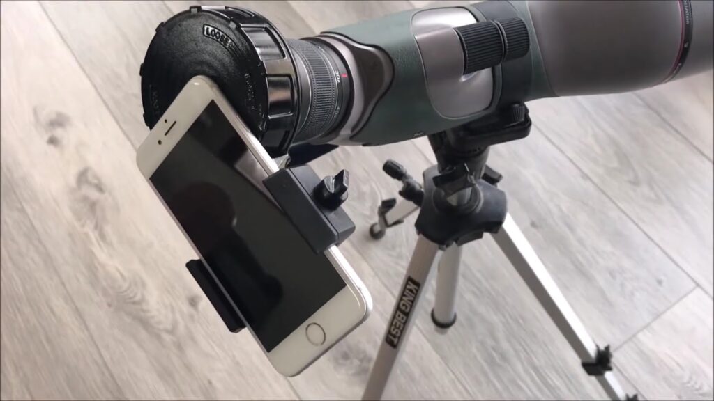 a scope with phone